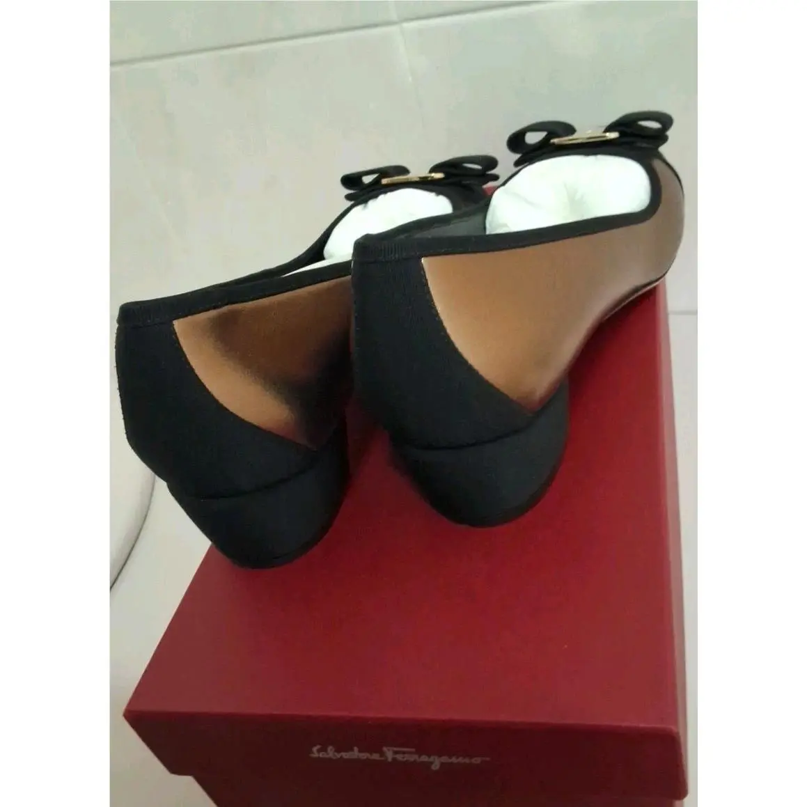 Salvatore Ferragamo shoes - Black/Tabacco (UPC: 8057453177393) 2