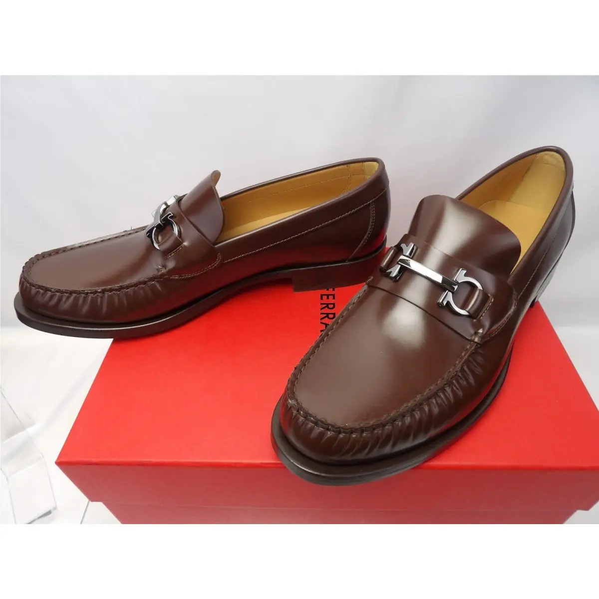 Salvatore Ferragamo shoes - FERRAGAMO FORT GANCINI BIT - FERRAGAMO FORT GANCINI BIT - Brown (UPC: 8058698930354) 3