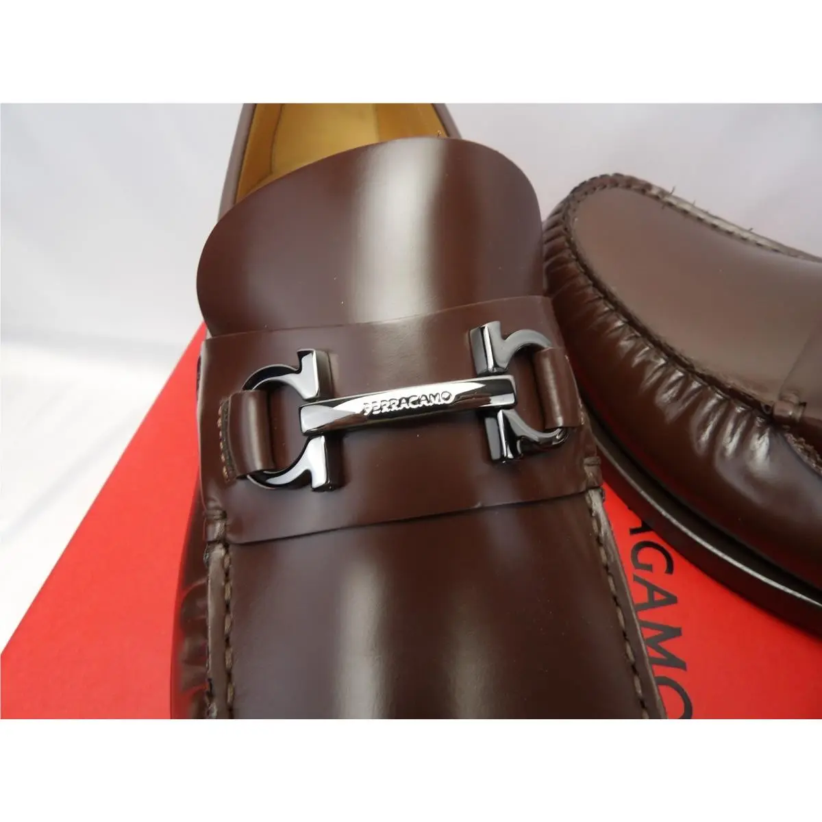 Salvatore Ferragamo shoes - FERRAGAMO FORT GANCINI BIT - FERRAGAMO FORT GANCINI BIT - Brown (UPC: 8058698930354) 1