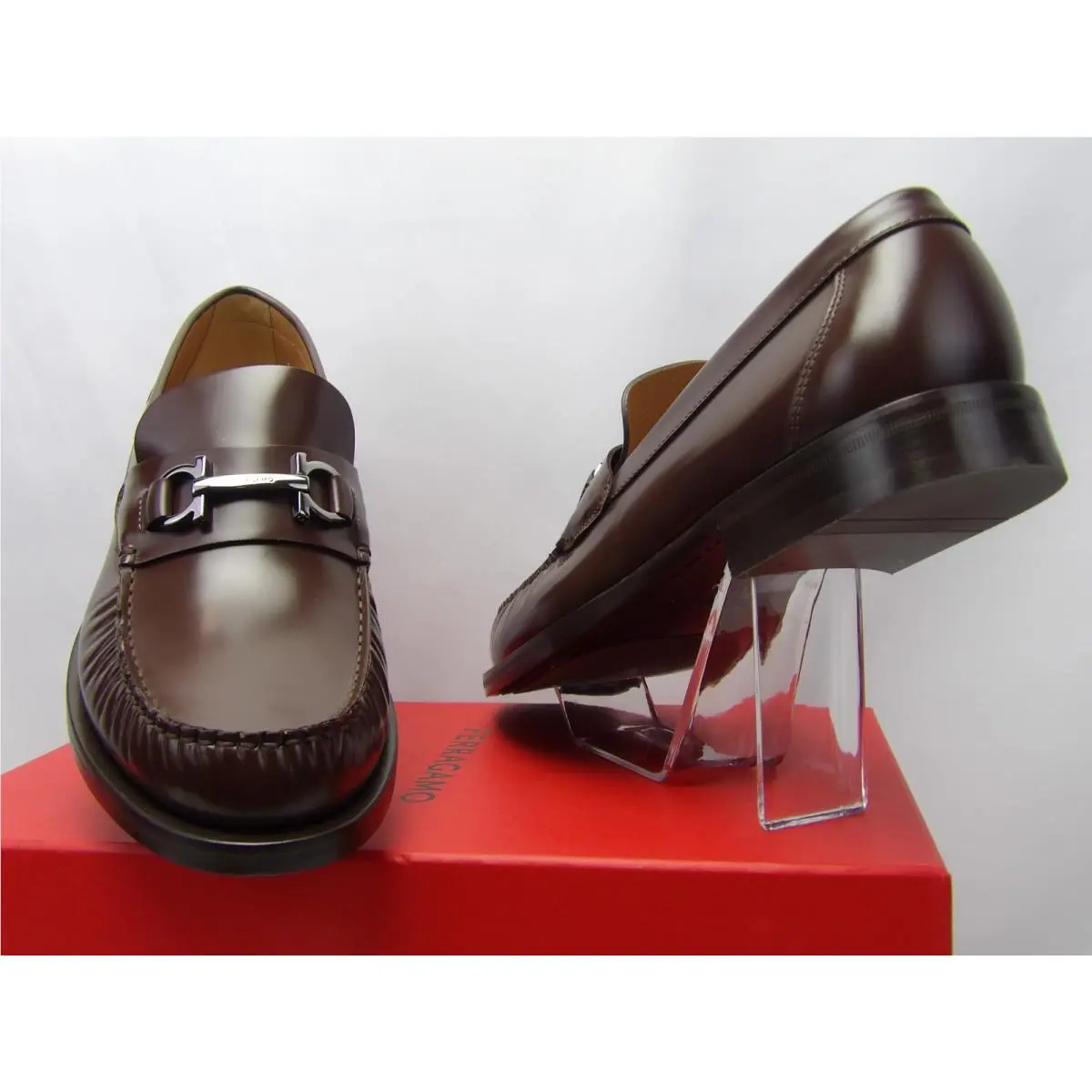 Salvatore Ferragamo shoes - FERRAGAMO FORT GANCINI BIT - FERRAGAMO FORT GANCINI BIT - Brown (UPC: 8058698930354) 4