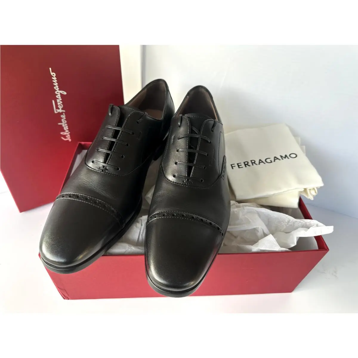 Salvatore Ferragamo shoes - Oxfords - Oxfords - Black (UPC: 8058572909865) 7