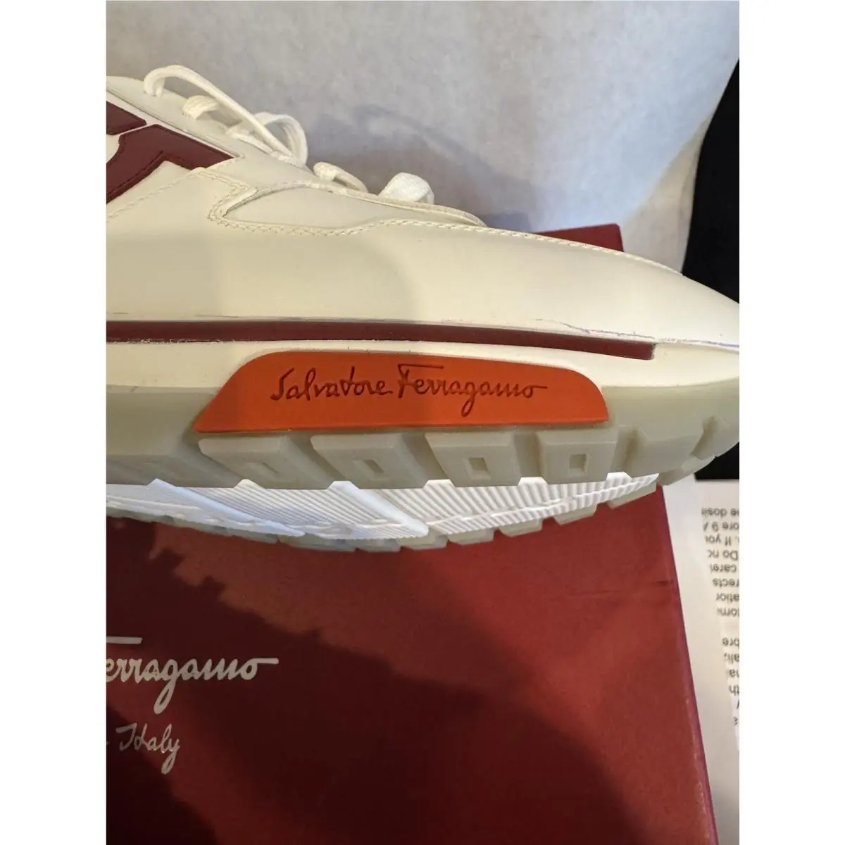 Salvatore Ferragamo shoes - Ferragamo Brooklyn Gancio - Ferragamo Brooklyn Gancio - white/red 14