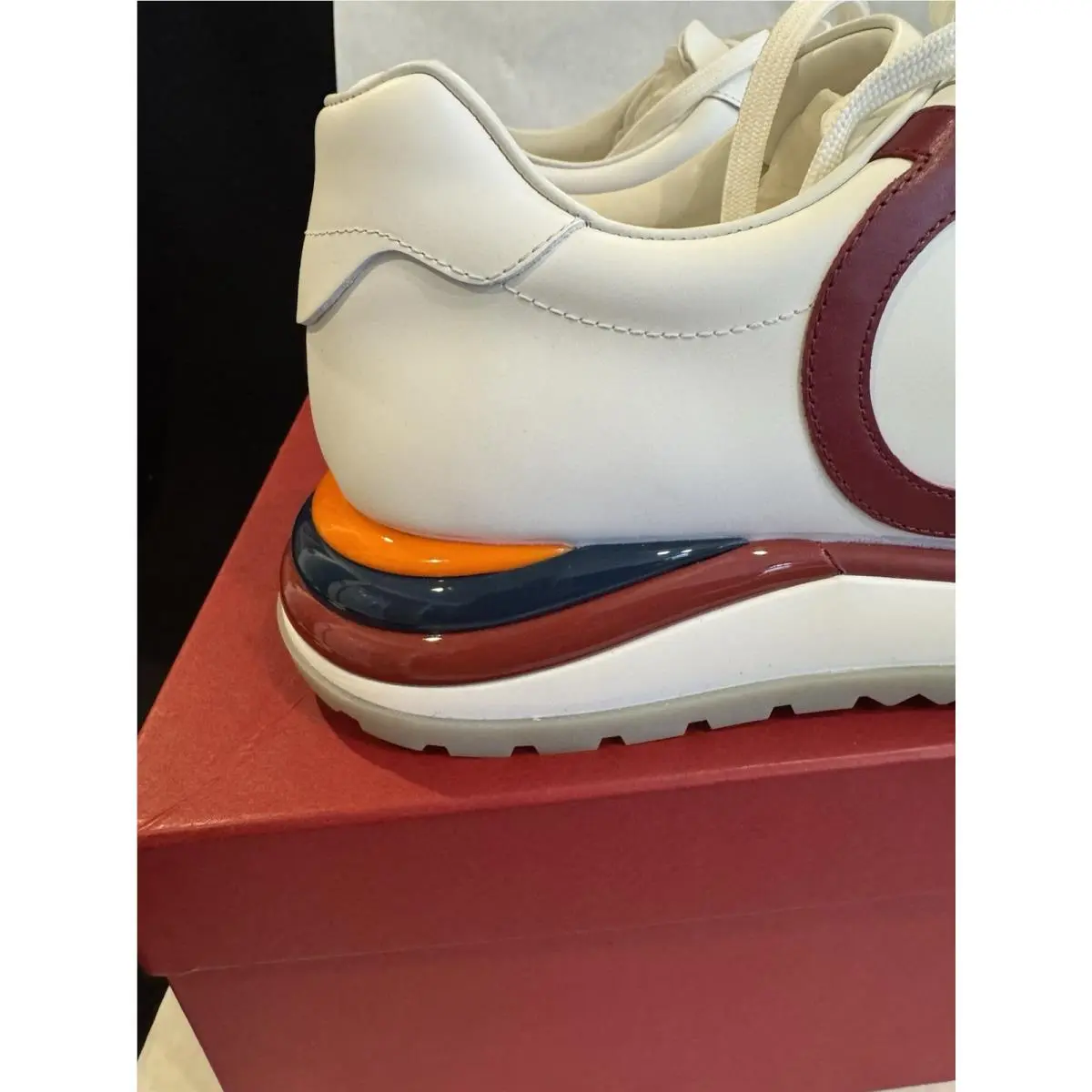 Salvatore Ferragamo shoes - Ferragamo Brooklyn Gancio - Ferragamo Brooklyn Gancio - white/red 3