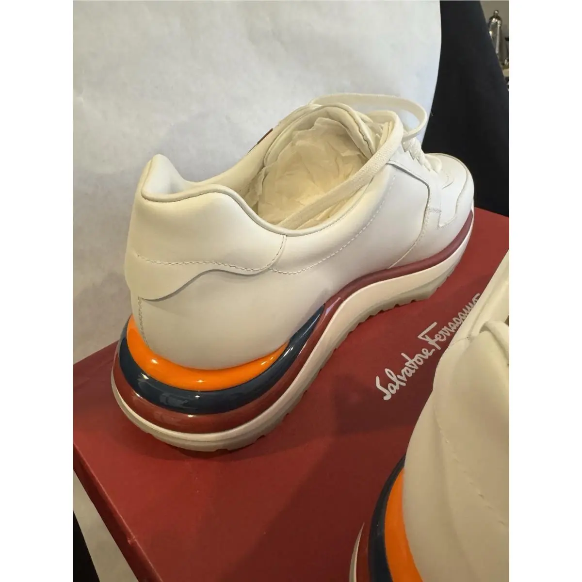 Salvatore Ferragamo shoes - Ferragamo Brooklyn Gancio - Ferragamo Brooklyn Gancio - white/red 5