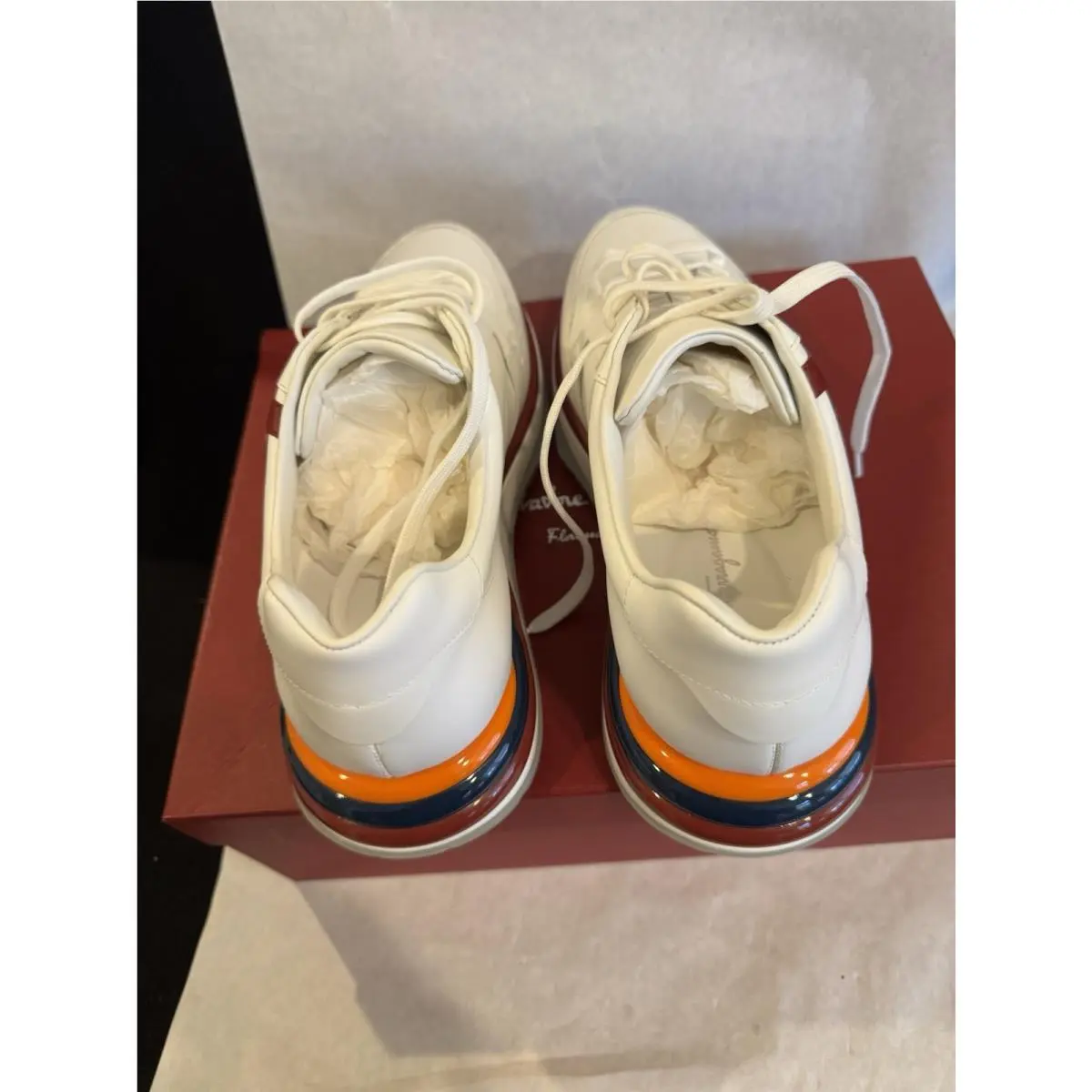 Salvatore Ferragamo shoes - Ferragamo Brooklyn Gancio - Ferragamo Brooklyn Gancio - white/red 7