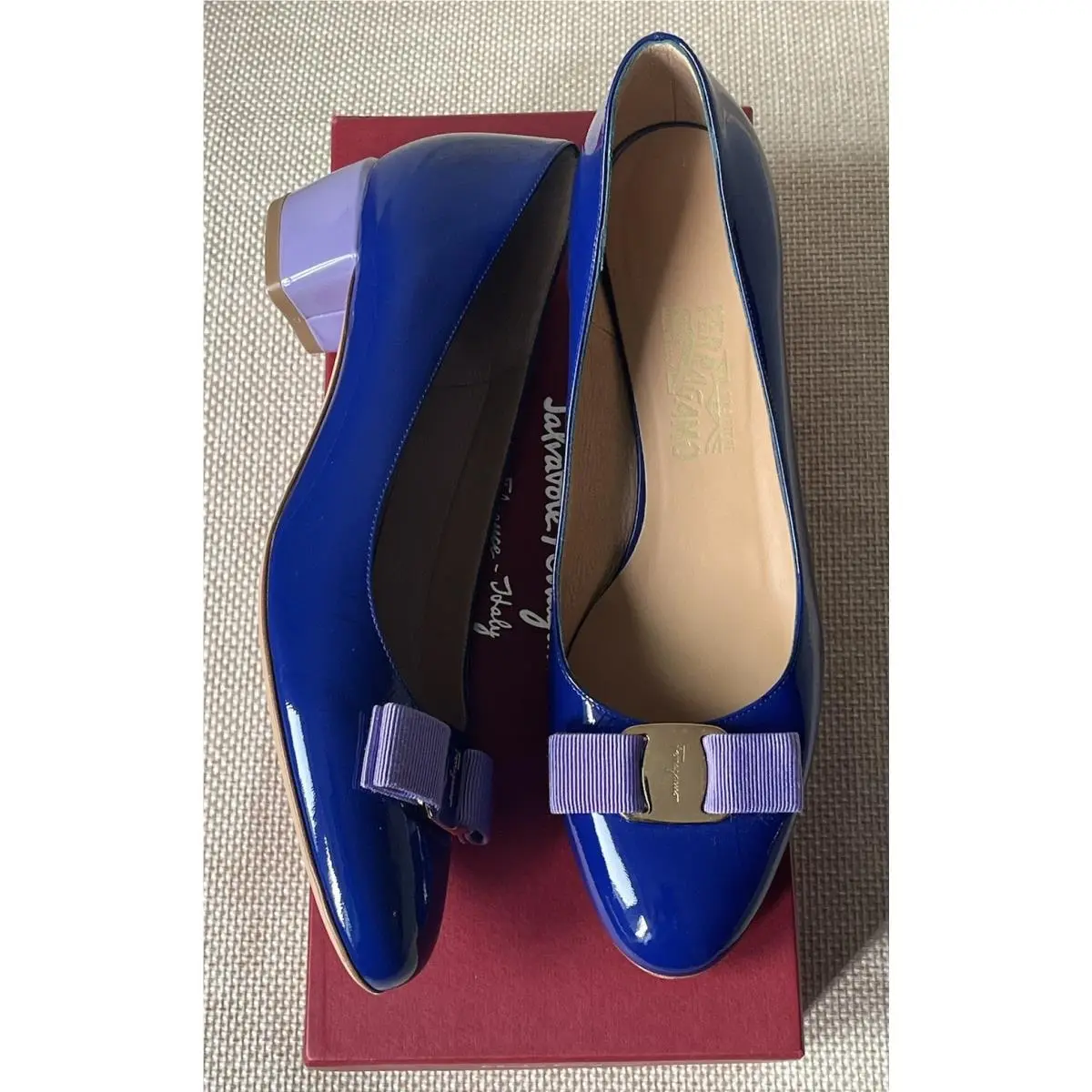 Salvatore Ferragamo shoes - Salvatore Ferragamo Vara - Vara - Blue 1