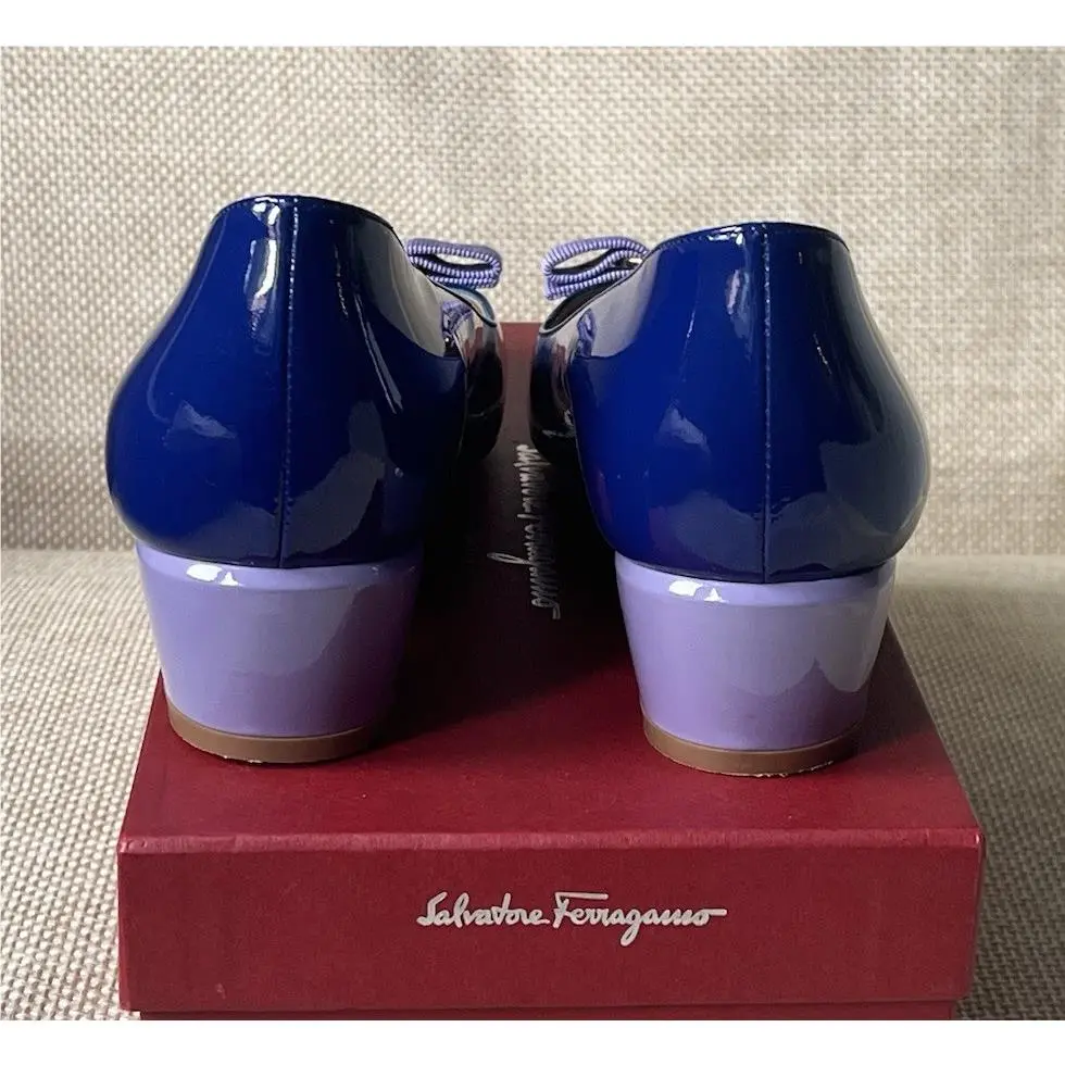 Salvatore Ferragamo shoes - Salvatore Ferragamo Vara - Vara - Blue 3