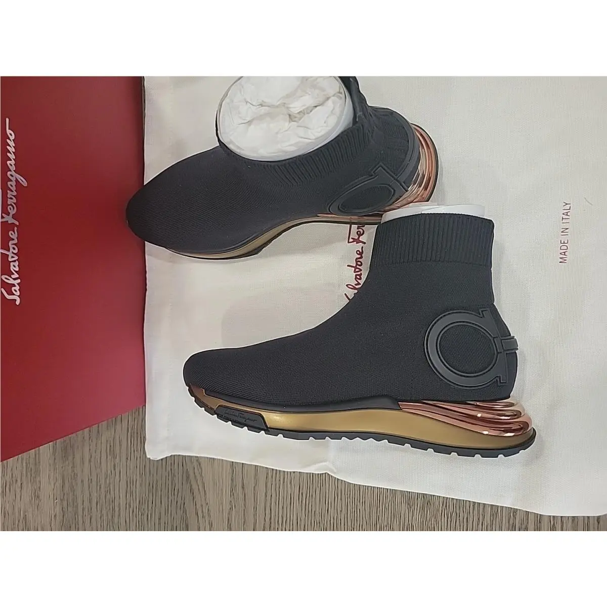 Salvatore Ferragamo shoes - Salvatore Ferragamo Gardena Sock - Gardena Sock - Black 3