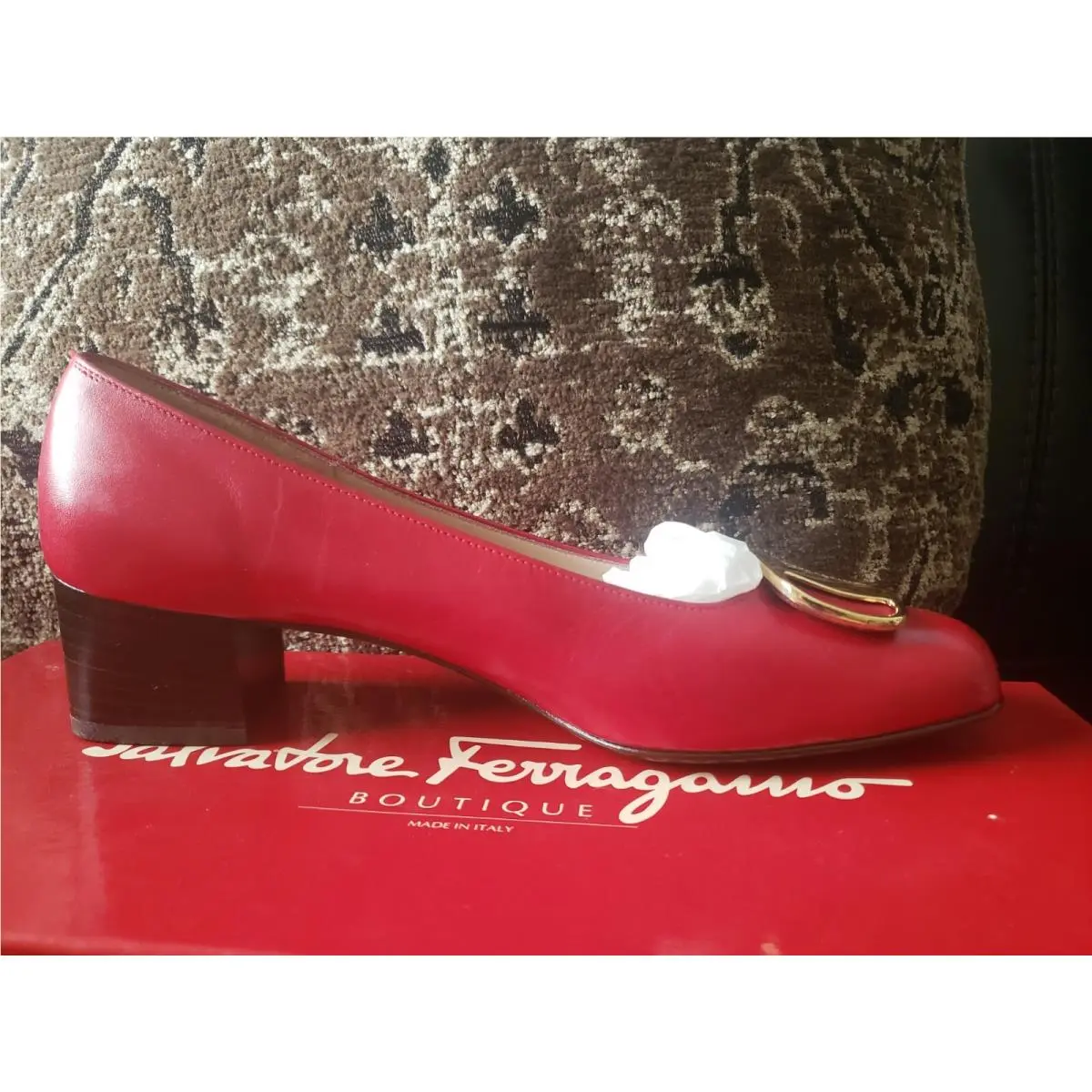 Salvatore Ferragamo shoes - Salvatore Ferragamo Vara - Vara - Red 0