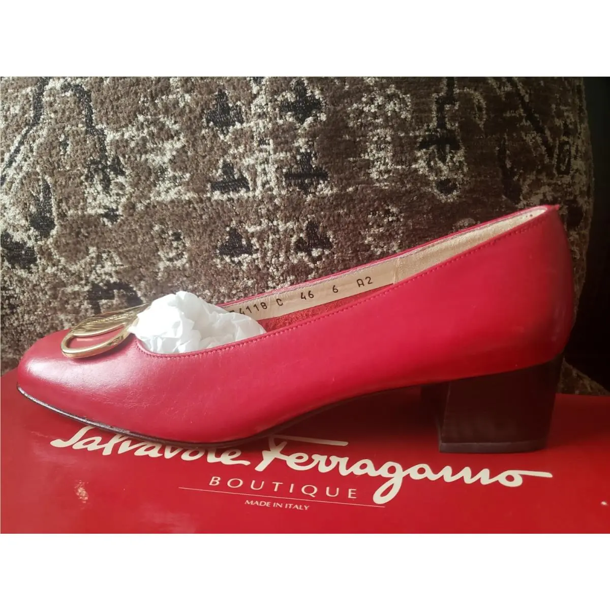 Salvatore Ferragamo shoes - Salvatore Ferragamo Vara - Vara - Red 1