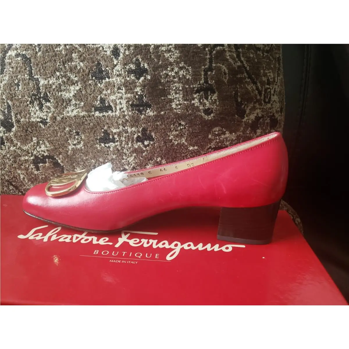 Salvatore Ferragamo shoes - Salvatore Ferragamo Vara - Vara - Red 3