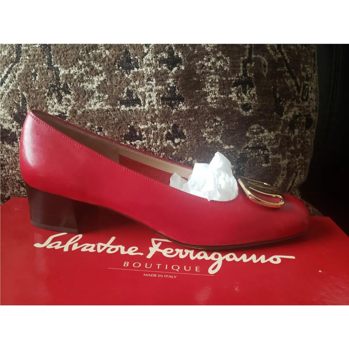 Salvatore Ferragamo shoes - Salvatore Ferragamo Vara - Vara - Red 4