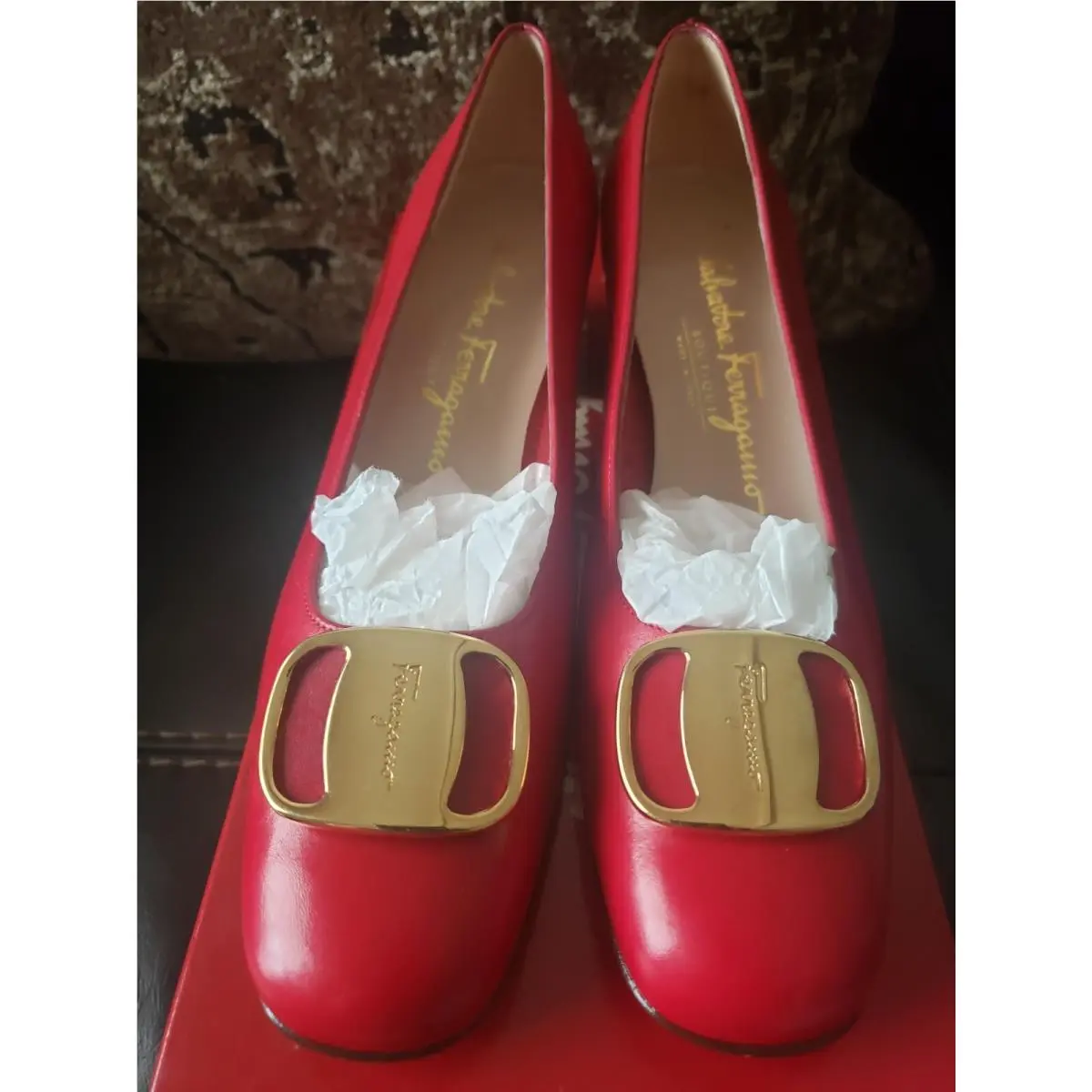Salvatore Ferragamo shoes - Salvatore Ferragamo Vara - Vara - Red 5