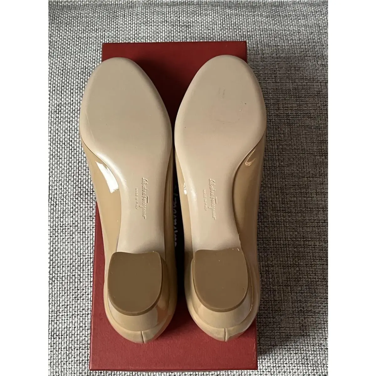 Salvatore Ferragamo shoes - Salvatore Ferragamo Vara - Vara - Beige 5