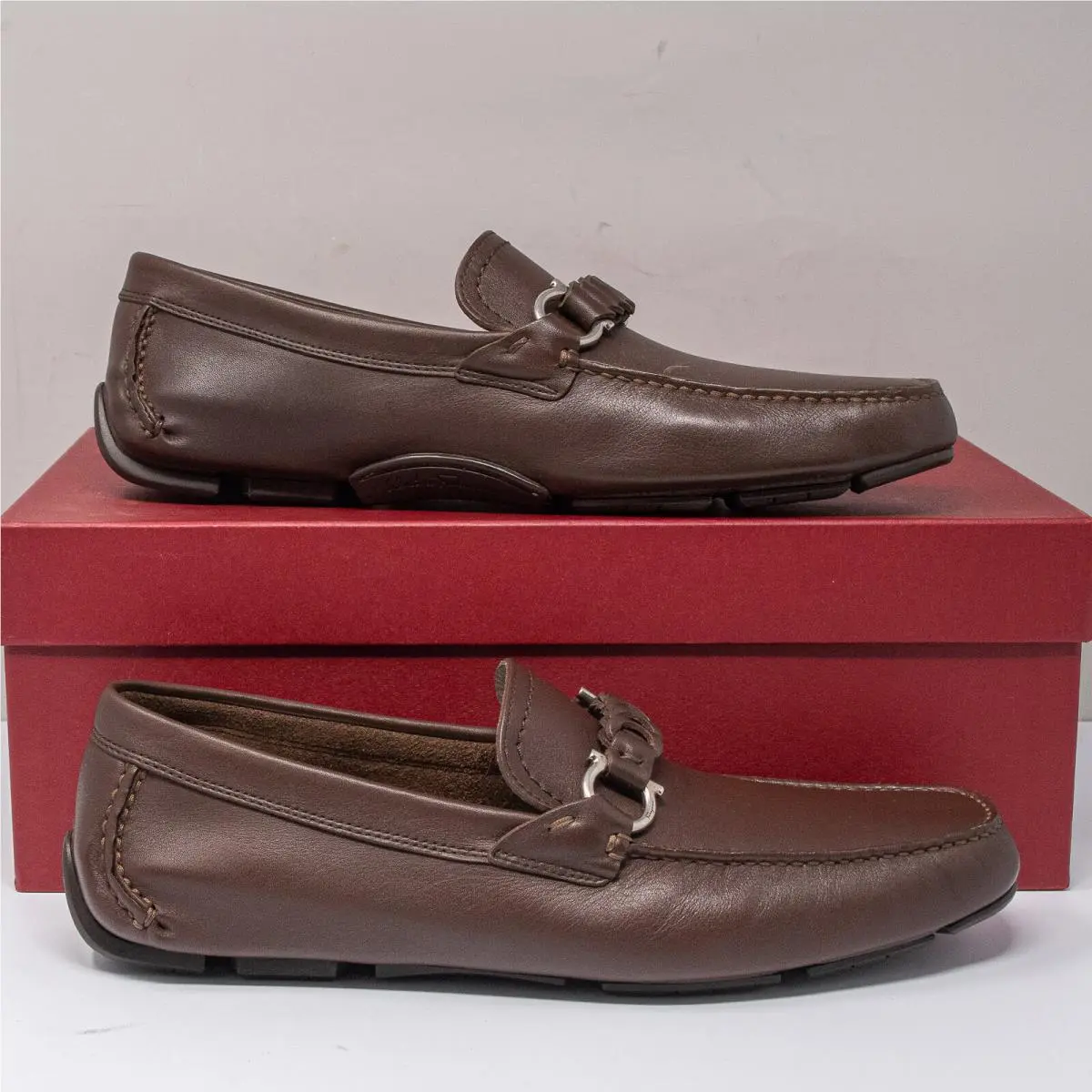 Salvatore Ferragamo shoes - Salvatore Ferragamo Stuart - Stuart - 0724924-203 0724924 - Brown (UPC: 8057453576462) 0
