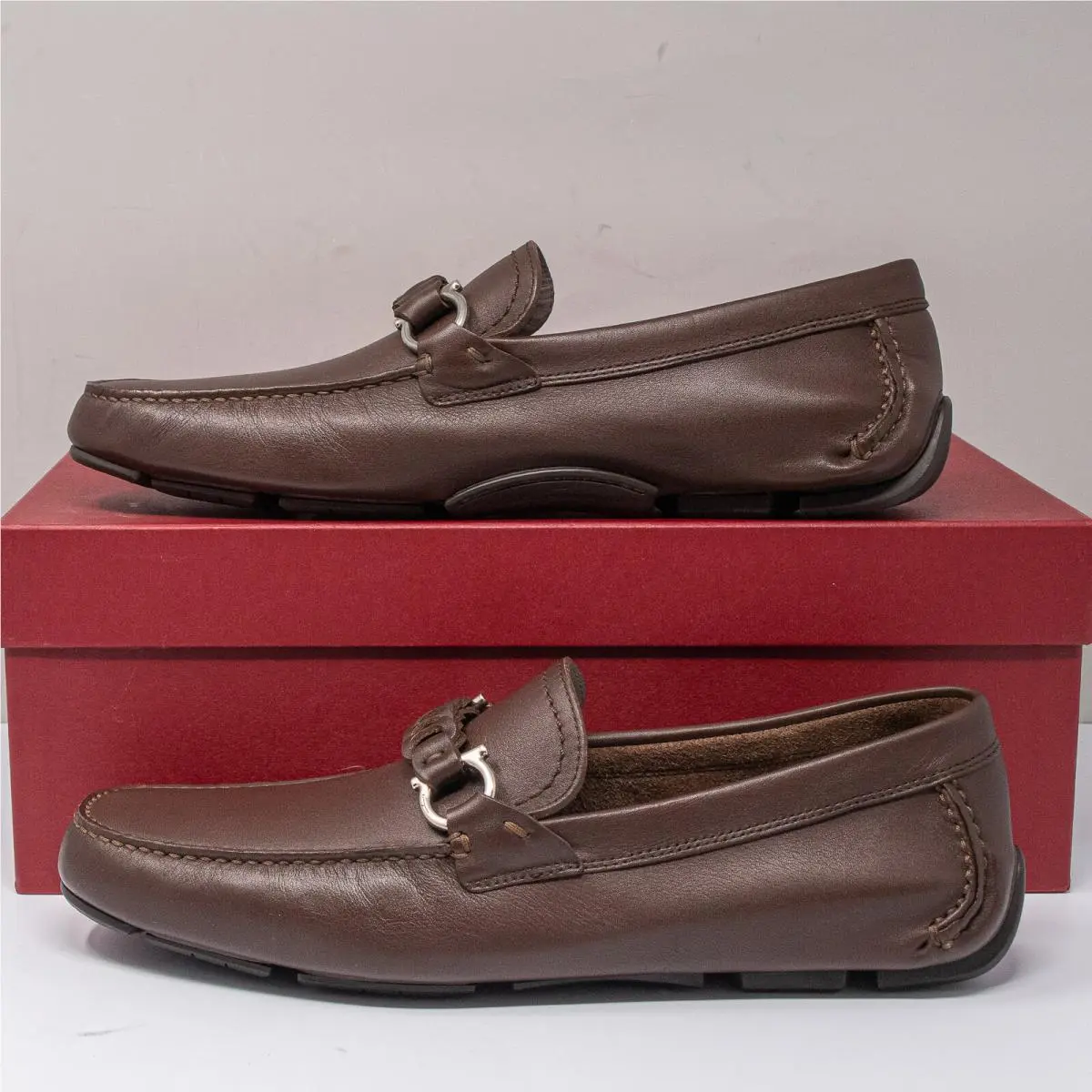 Salvatore Ferragamo shoes - Salvatore Ferragamo Stuart - Stuart - 0724924-203 0724924 - Brown (UPC: 8057453576462) 1