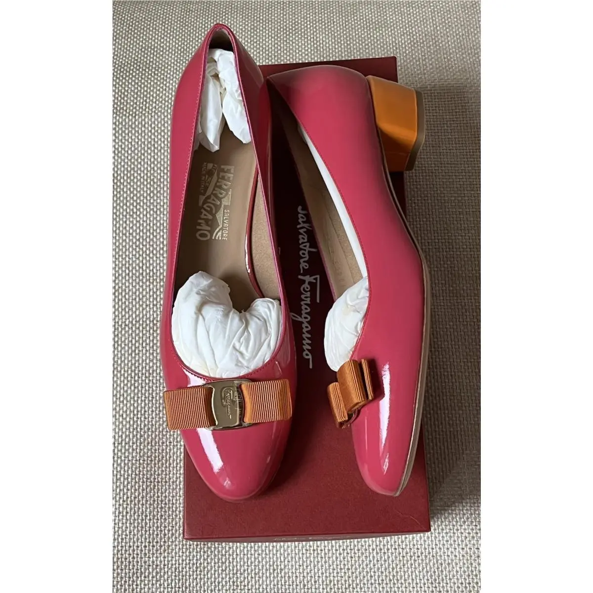 Salvatore Ferragamo shoes - Salvatore Ferragamo Vara - Vara - Pink 1
