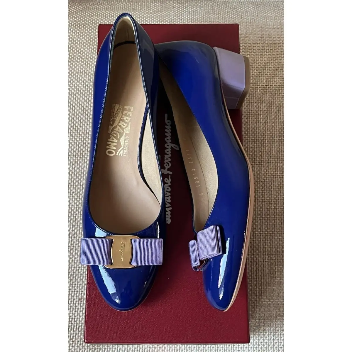 Salvatore Ferragamo shoes - Salvatore Ferragamo Vara - Vara - Blue 0