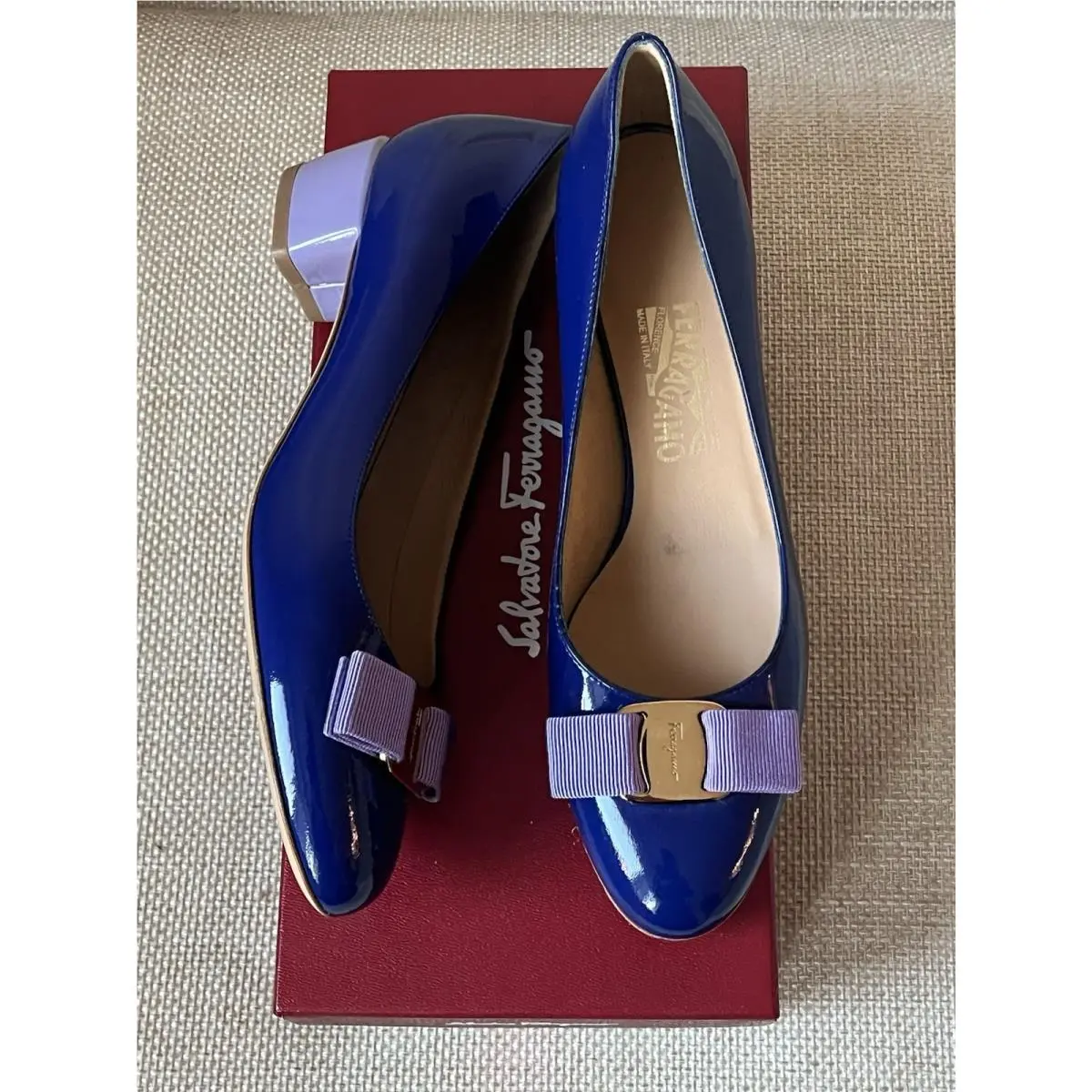 Salvatore Ferragamo shoes - Salvatore Ferragamo Vara - Vara - Blue 1