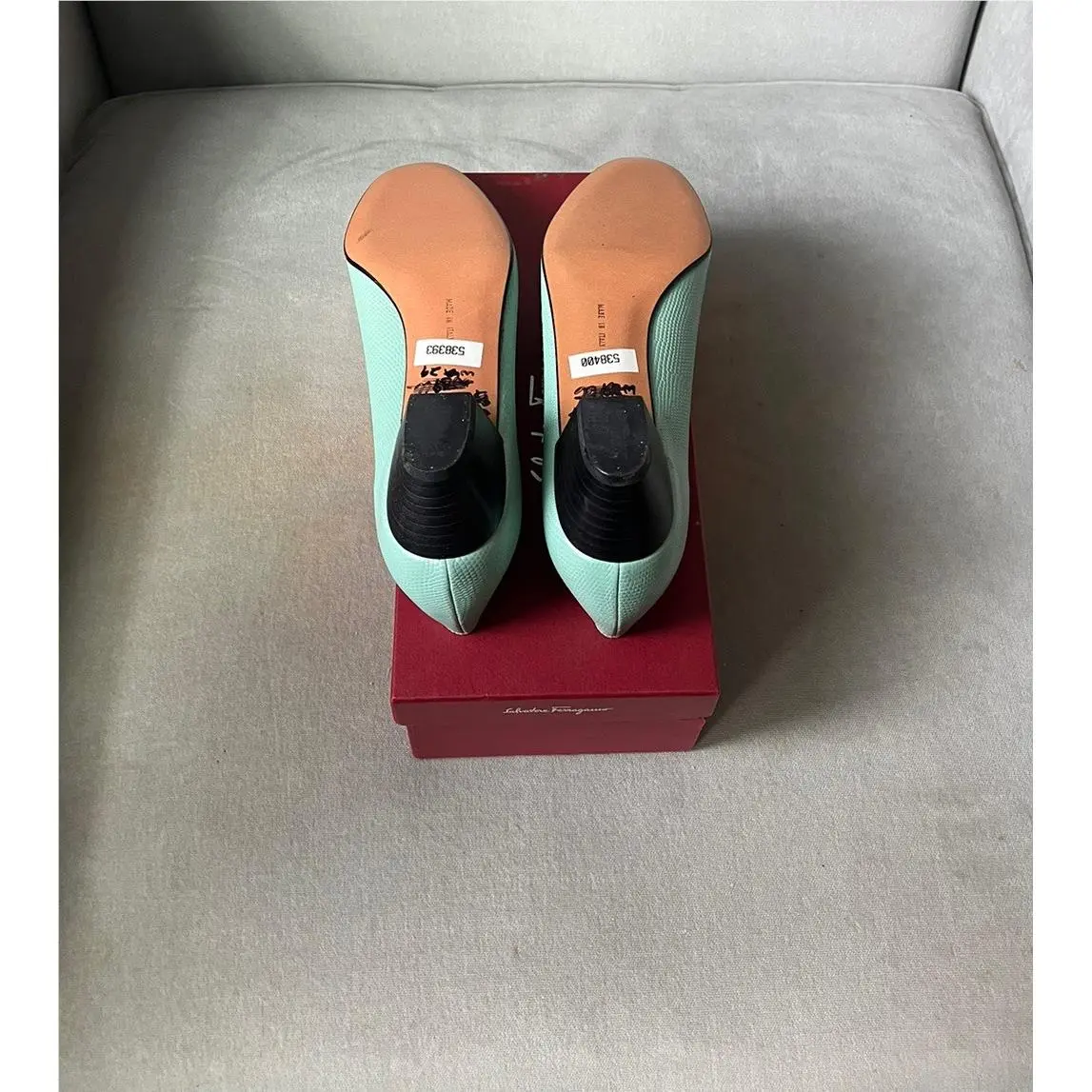 Salvatore Ferragamo shoes - Salvatore Ferragamo Vara - Vara - Green 5