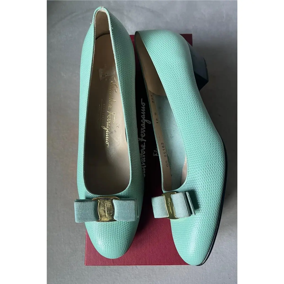 Salvatore Ferragamo shoes - Salvatore Ferragamo Vara - Vara - Green 0