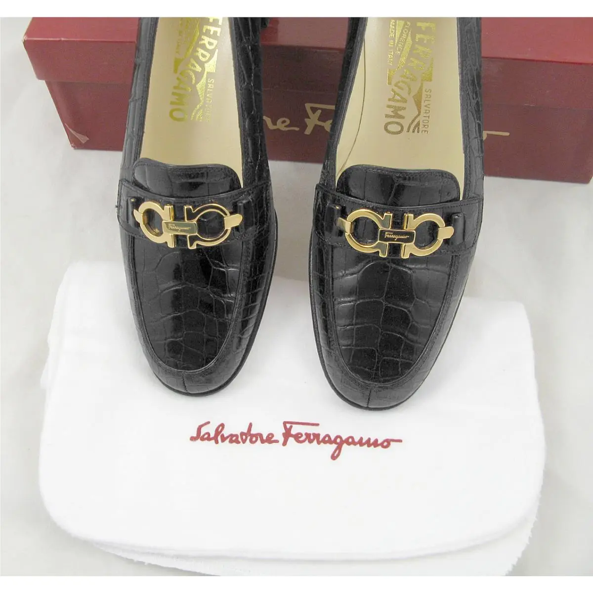 Salvatore Ferragamo shoes - Black (UPC: 679047147445) 0