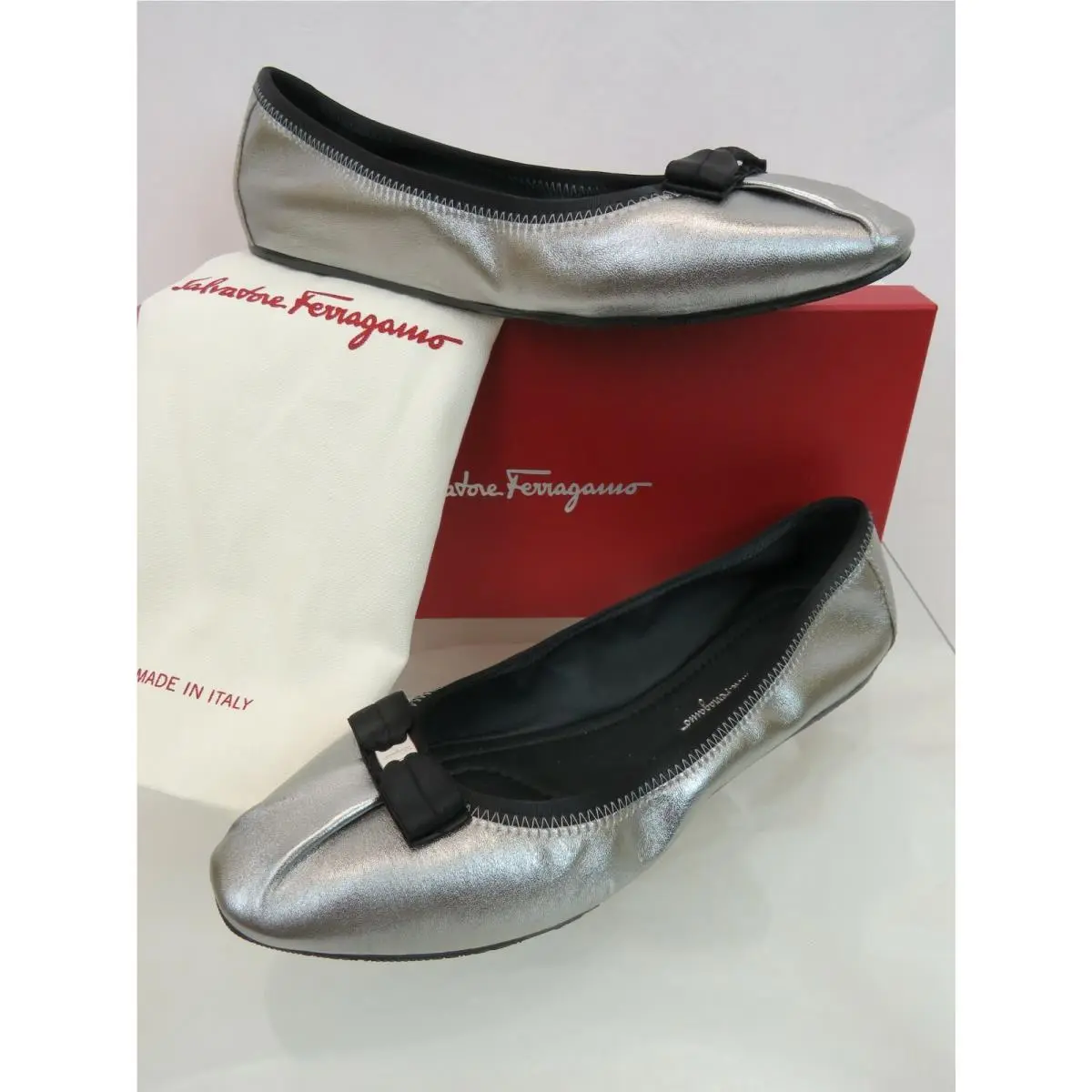 Salvatore Ferragamo shoes - Salvatore Ferragamo My Joy - Joy - Silver (UPC: 8056744729907) 7