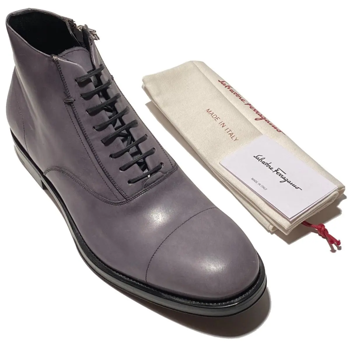 Salvatore Ferragamo shoes - Ferragamo TRAMEZZA - Ferragamo TRAMEZZA - Gray (UPC: 8057453495466) 0