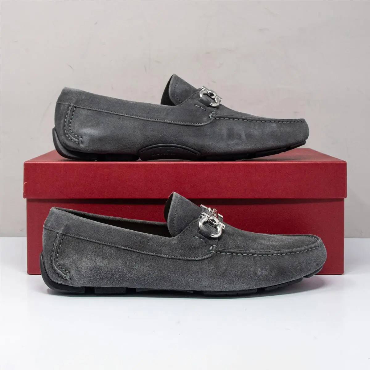 Salvatore Ferragamo shoes - Salvatore Ferragamo Parigi Eco - Parigi Eco - 0745683 - Gray (UPC: 8057553404306) 0