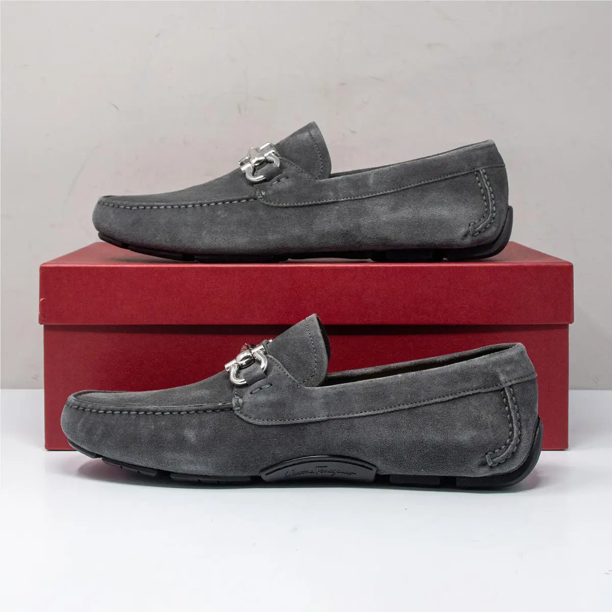Salvatore Ferragamo shoes - Salvatore Ferragamo Parigi Eco - Parigi Eco - 0745683 - Gray (UPC: 8057553404306) 1