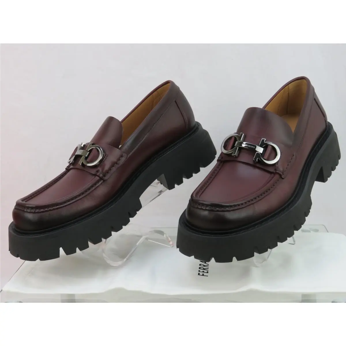 Salvatore Ferragamo shoes - FLORIAN - FLORIAN - BURGUNDY (UPC: 8058698930354) 4