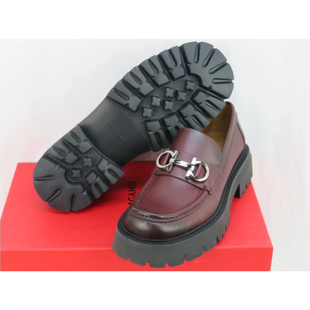 Salvatore Ferragamo shoes - FLORIAN - FLORIAN - BURGUNDY (UPC: 8058698930354) 9