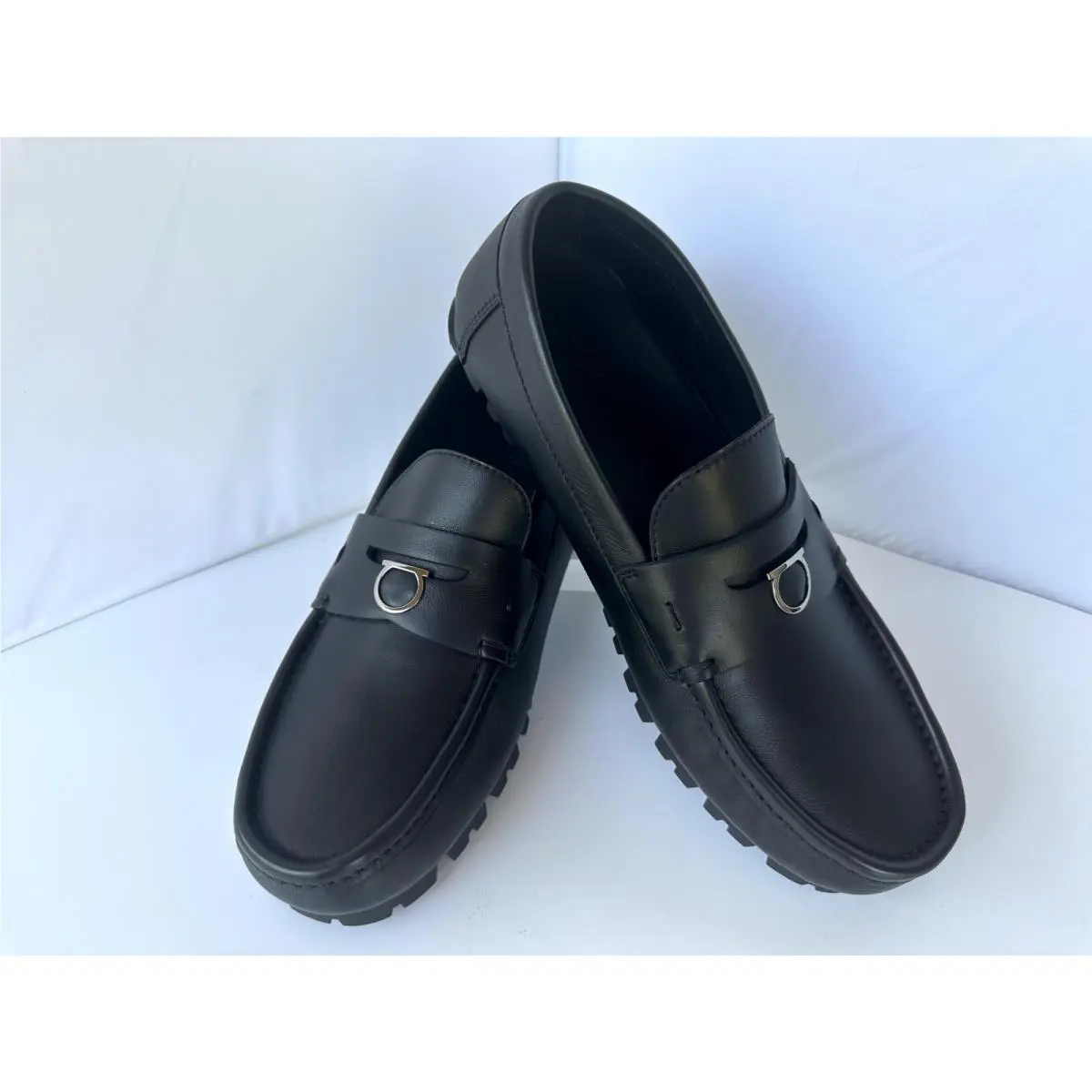 Salvatore Ferragamo shoes - loafers - loafers - Black, Main: Black (UPC: 8056283676885) 11