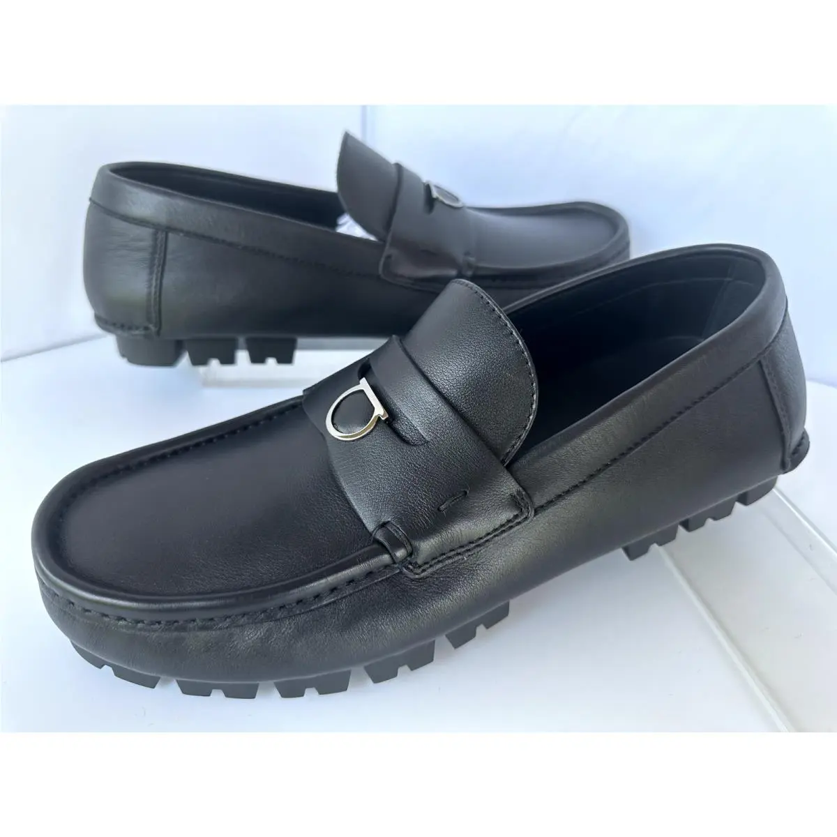 Salvatore Ferragamo shoes - loafers - loafers - Black, Main: Black (UPC: 8056283676885) 13