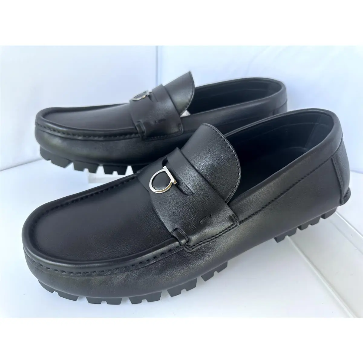 Salvatore Ferragamo shoes - loafers - loafers - Black, Main: Black (UPC: 8056283676885) 1