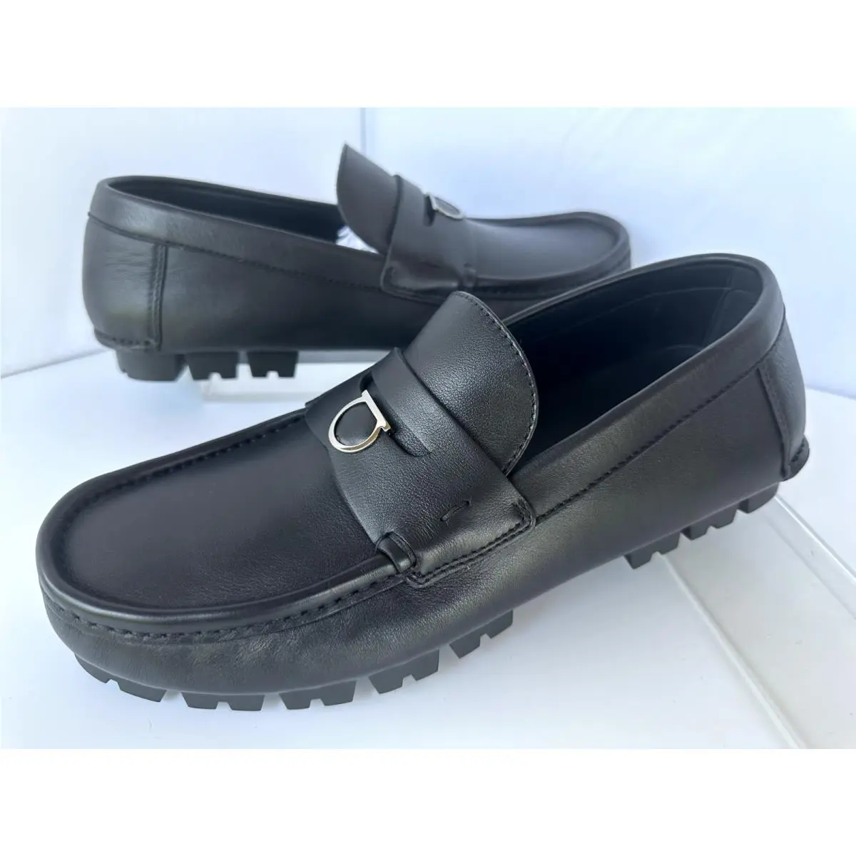 Salvatore Ferragamo shoes - loafers - loafers - Black, Main: Black (UPC: 8056283676885) 2