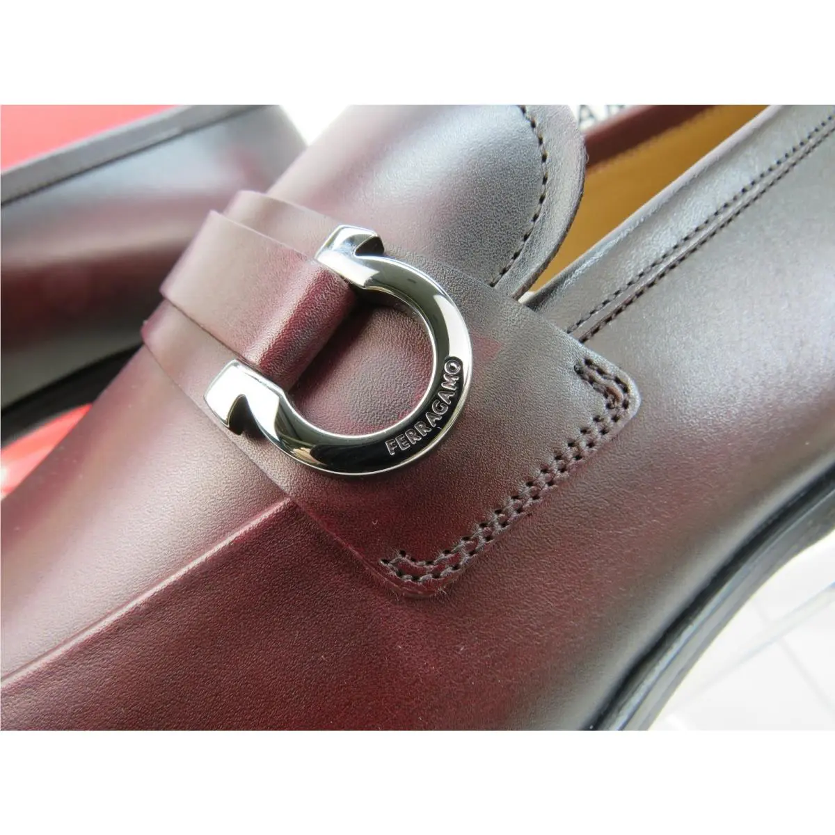 Salvatore Ferragamo shoes - FLORIO - FLORIO - BURGUNDY (UPC: 8058698930354) 1