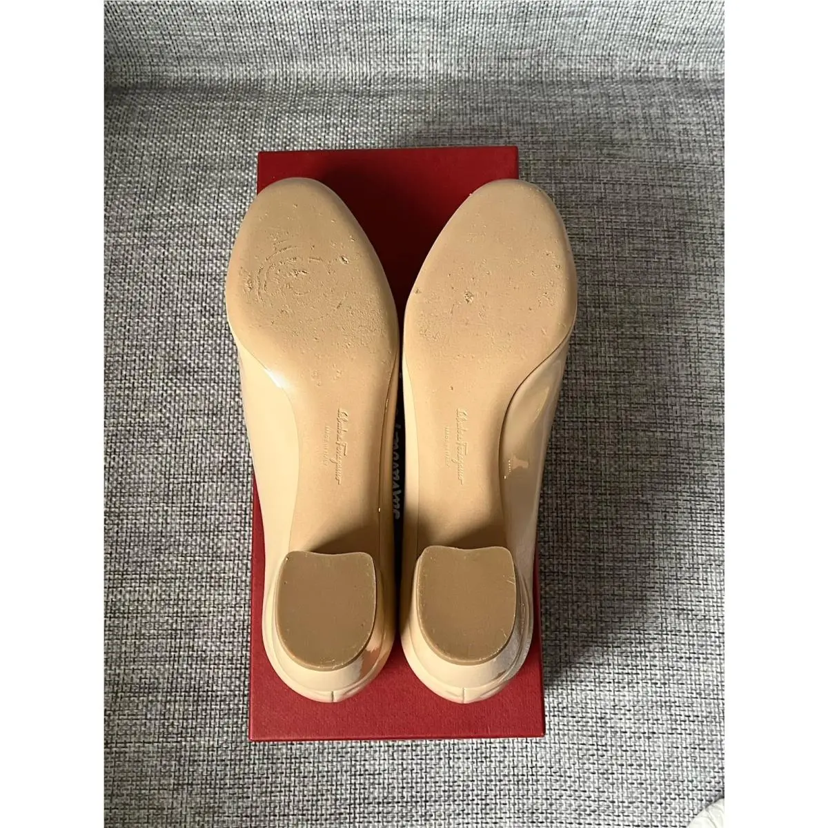 Salvatore Ferragamo shoes - Salvatore Ferragamo Vara - Vara - Beige 4