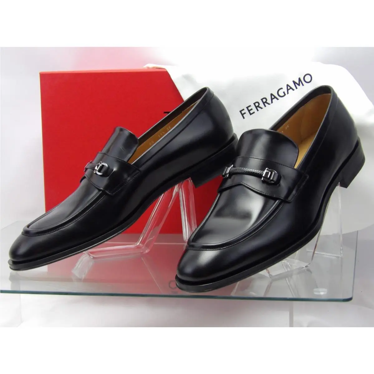 Salvatore Ferragamo shoes - FERRAGAMO DESMOND GANCINI BIT - FERRAGAMO DESMOND GANCINI BIT - Black (UPC: 8058698930354) 3