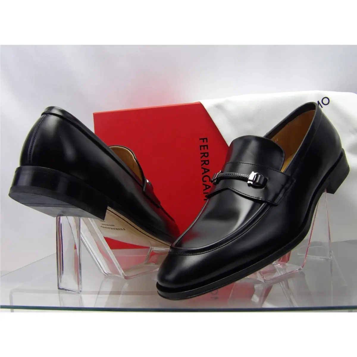 Salvatore Ferragamo shoes - FERRAGAMO DESMOND GANCINI BIT - FERRAGAMO DESMOND GANCINI BIT - Black (UPC: 8058698930354) 4