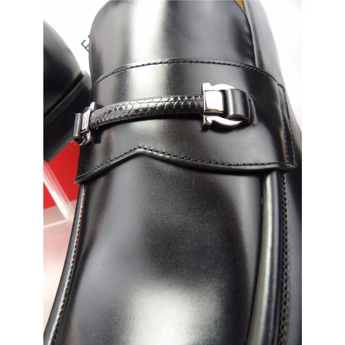 Salvatore Ferragamo shoes - FERRAGAMO DESMOND GANCINI BIT - FERRAGAMO DESMOND GANCINI BIT - Black (UPC: 8058698930354) 1