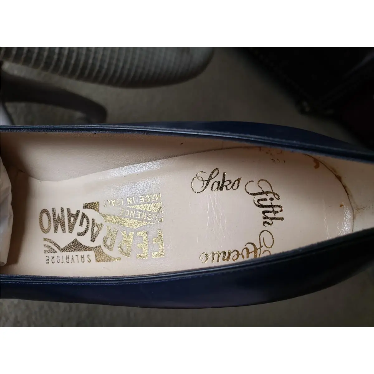 Salvatore Ferragamo shoes - Navy Blue 8