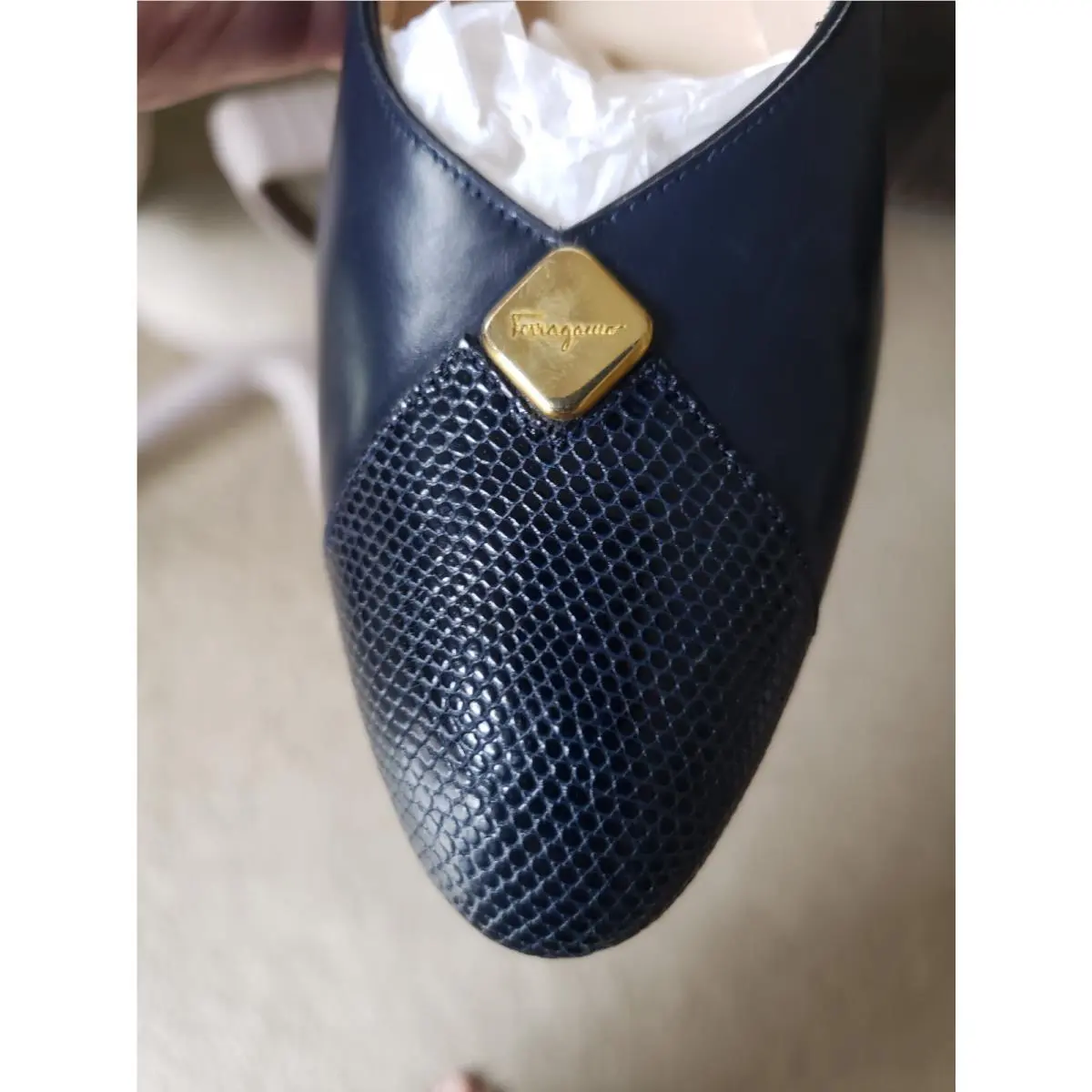 Salvatore Ferragamo shoes - Navy Blue 15