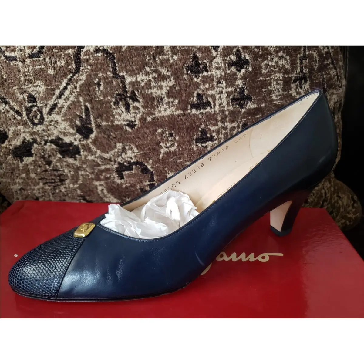 Salvatore Ferragamo shoes - Navy Blue 2