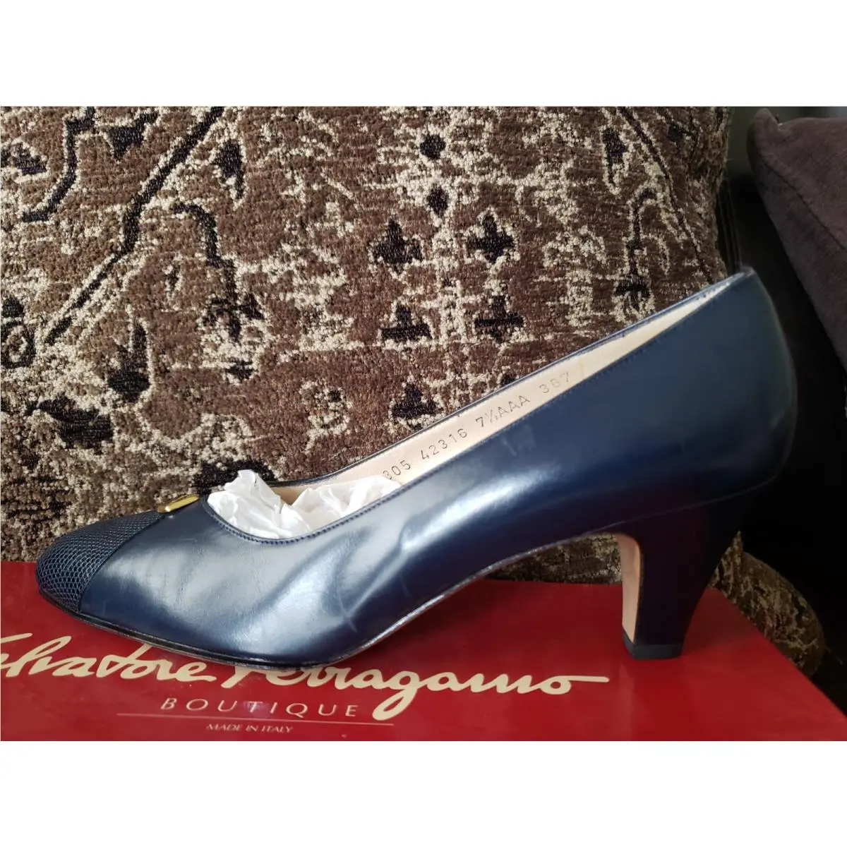 Salvatore Ferragamo shoes - Navy Blue 3