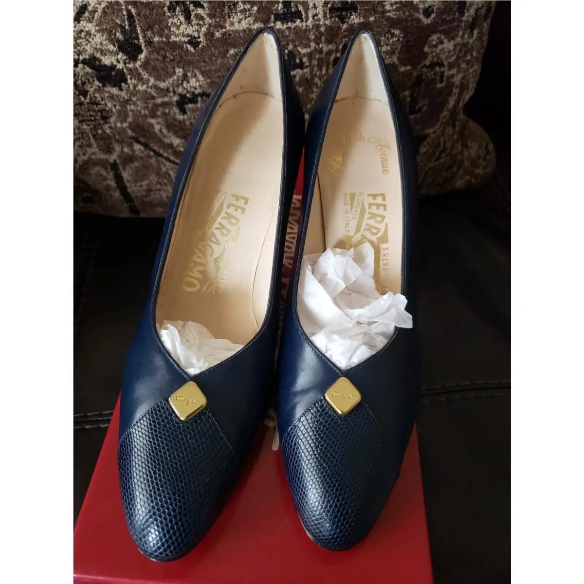 Salvatore Ferragamo shoes - Navy Blue 5