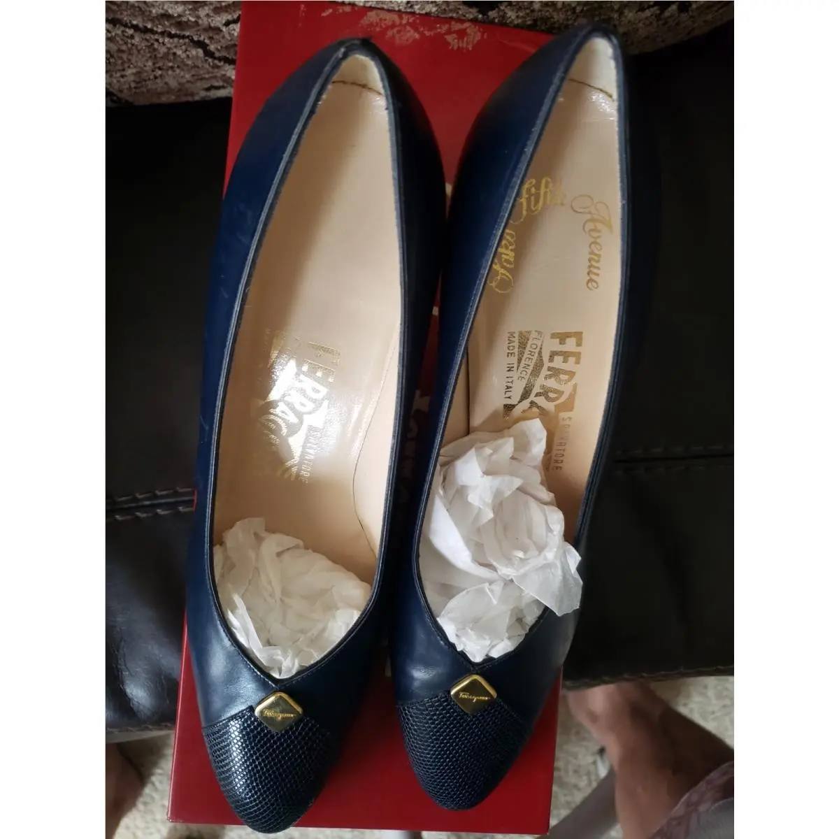 Salvatore Ferragamo shoes - Navy Blue 6