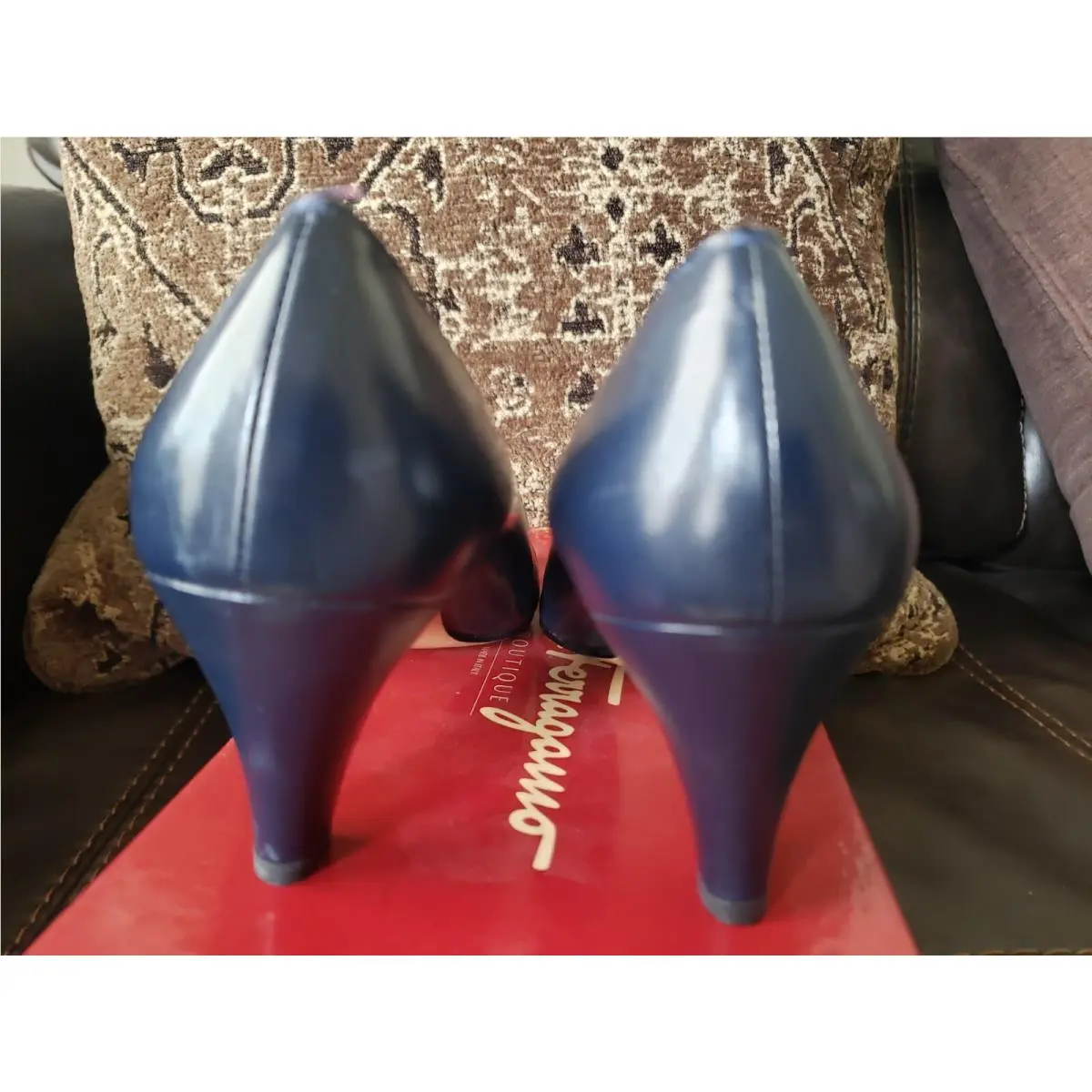 Salvatore Ferragamo shoes - Navy Blue 7