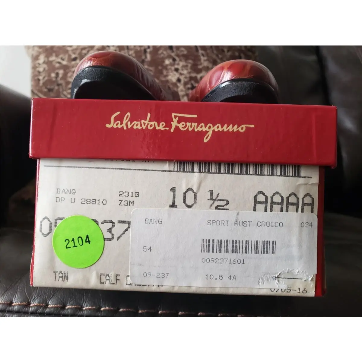Salvatore Ferragamo shoes - Brown Maroon 8