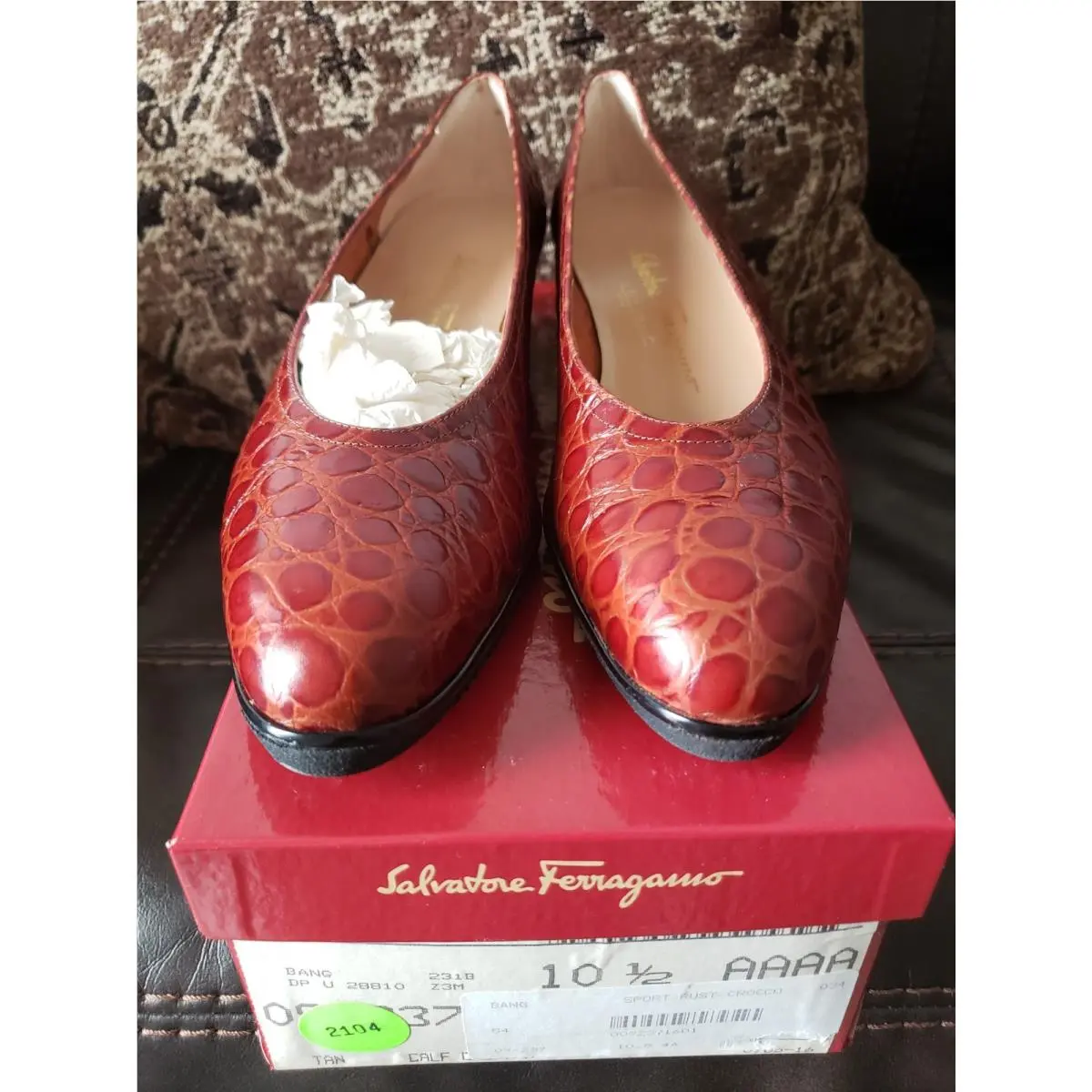 Salvatore Ferragamo shoes - Brown Maroon 7